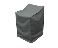 greemotion Housse pour chaises de jardin empilables – Housse intégrale pour chaises empilées – Housse mobilier de jardin universelle – Protection chaise de jardin – Housse de fauteuil imperméable