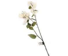 Floral Elegance Artificiel 107 cm Tige Unique Blanc Bougainvillaea X 12 – Artificiel de Luxe Plage de Fleur en Soie