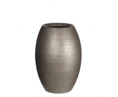 Mica Decorations 243109 Vase Ronde Vera H35d22 Champagne Concrete