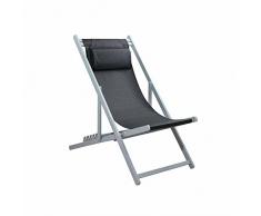 CHILIENNE PLIANTE MODELE CHILI2 BLACK+SILVER