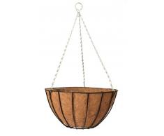 Gardman Pot de Fleur Suspendus avec Fibre Coco Marron Diamètre 35 cm 08170