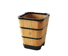 VegTrug Square Tapered Pot de Fleurs, Naturel, Small, 30 cm