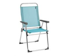 Lafuma Fauteuil de camping pliant, Compact, ALU VICTORIA, Batyline, Couleur: Lac, LFM1961-8558