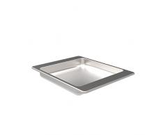 Barbecook Plat de récupération des jus de cuisson Barbecue Gaz, pour Siesta/Quisson, Acier Inox
