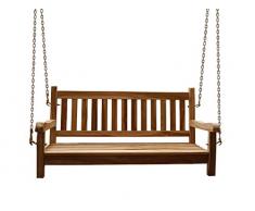 Junado Susana Fauteuil de Jardin 2 Places en Teck Massif 120 cm