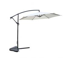 JFB 1326 Dino écru Parasol déporté Beige 300 x 300 x 240 cm