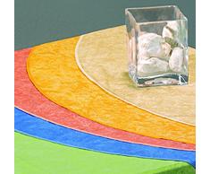 Best 09830692 Nappe de Table Ovale Bleu 210 x 160 cm