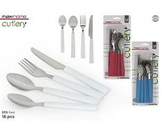 Color Baby 17923 – Set Couverts, 11 x 5 x 27 cm, Couleur Rouge