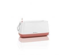 LECHUZA 13891 Yula Jardinière Blanc/Rose Poudré Satiné,