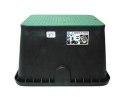 S&M 760693 Armoire rectangulaire 4 Sorties Noir/Vert