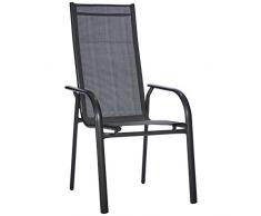 Ultranatura Table de jardin Korfu en aluminium 42x45x108.5 cm anthracite