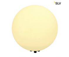SLV 227221 Rotoball Floor Lampe dextérieur Blanc E27 Max. 24 W, IP44, Acier, Blanc,