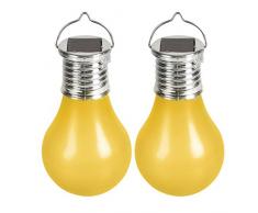 SOLARLINE 403746 Ampoule Solaire Plastique, Jaune, 5.7 x 5.7 x 10 cm