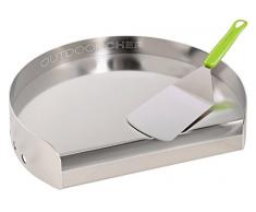 Outdoorchef Plaque Plancha, Argent, 37 x 38 x 41