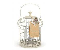 Honeyfields Wild Bird Cottage Mangeoire pour Oiseaux Sauvages Crème