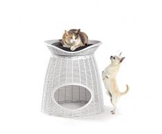 Bama Pasha Niche pour Chats et Chiens 52x50x55 cm Ghiaccio