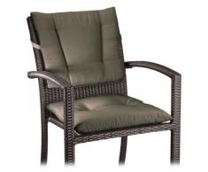 BEST 05541233 Coussin de Dossier Universel 39 x 46/42 x 4 cm