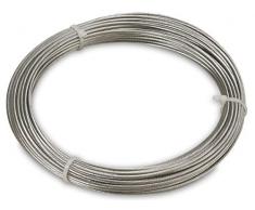 Windhager Câble en Acier Inoxydable pour Le Montage et la Tension Stores, 14 m x 2 mm, 10822, affiné