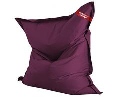 General Design Big Design Pouf Waterproof, Aubergine