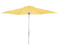 GoodSun 305 Parasol à manivelle env. 305 cm / 6 pièces, Lemonade, 305x305x235 cm