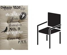 Best 04101530 Coussin Bas Dossier pour Fauteuil STS 100 x 50 x 7 cm, d.1530