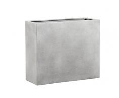 Emsa esteras Pot de Fleurs de séparation, pour Le Jardin en Fibre de Verre Raumteiler 68 cm Beton Warm