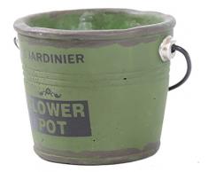 Home&Decorations 126262-3_N-06 Pot de Fleurs Vert