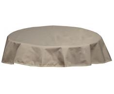 beo Table dextérieur Plafond imperméable, Rond, diamètre 160 cm, Beige