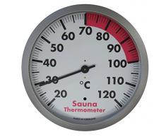 TFA-Dostmann 40.1053.50 Sauna Thermomètre avec Anneau en Polycarbonate Blanc 12 x 12 x 4 cm