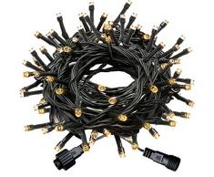 WeRChristmas WRC-8671 Guirlande Lumineuse 100 LED Basse Tension Blanc Chaud