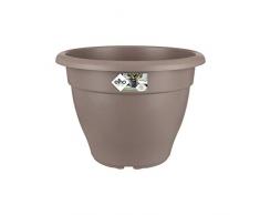 Elho Torino Campana 60 - Pot De Fleurs - Taupe - Extérieur - Ø 58 x H 42.3 cm