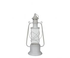 MICA Decorations 133513 Lanterne Granada Blanc