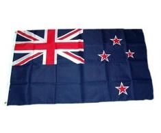 Flaggenking Drapeau King Nouvelle-Zélande Drapeau/Drapeau – Résistant aux intempéries, Blanc, 150 x 90 x 1 cm, 16902