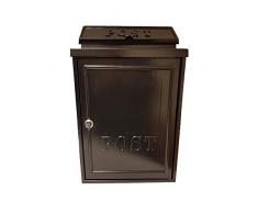 De Vielle Classic Boîte aux Lettres moulée sous Pression Noir