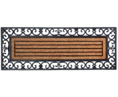 Esschert Design Paillasson Grandes Portes en Caoutchouc et Coco 120x45x1,5cm
