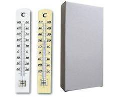 TFA-Dostmann 95.1031 Kit thermomètre en Bois, Hêtre Naturel/Blanc