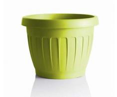 Bama Vase Fleur de Terre en Résine Moutarde Ø 40