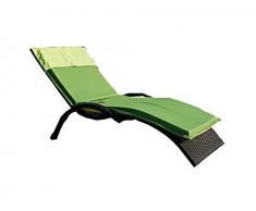 Jura Textiles JT95 Matelas de Chaise Longue Vert