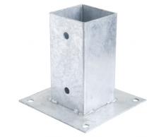 WOLFPACK 8090900 – Support avec ancrage galvanisé pour pergola, 71 x 71 mm