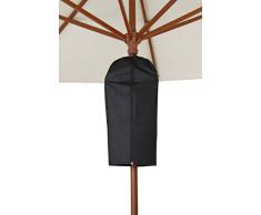 FAVEX Housse Bari Parasol Electrique 3 Têtes-Protection UV-Anti-Vieillissement-Noir-50 cm Haut, Noir, 10 x 10 x 50 cm
