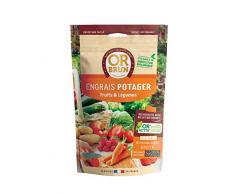 Or brun Engrais Potager granulés UAB, Sachet de 650g, Non Applicable
