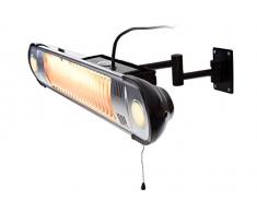 outTrade HWML1500 Chauffage Mural 1500 W avec éclairage