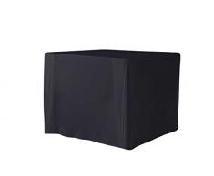MAXCHIEF XXL90 Plain - Nappe pour table, 91,4 x 91,4 x 73,7 cm, noir