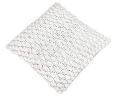 Dehner Dekokissen Sophie, ca. 45 x 45 x 10 cm, Baumwolle, weiß Coussin décoratif,