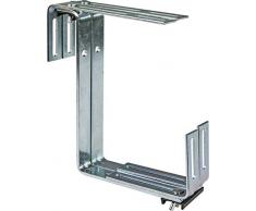 Windhager Support de jardinière à Fixer, Montage Mural Balkon 2-fach verstellbar Verzink