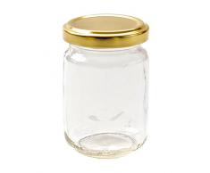 Nutleys Lot de 12 Petits bocaux à Confiture ou épices Transparent 156 ML