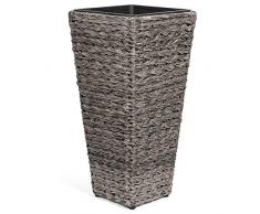 Vanage - Pots de Fleurs / Plantes - Jardinière en plastique - Pour lintérieur et lextérieur - Parfaite pour lEntrée, Jardin, Balcon ou Terasse - Design classe et intemporel !