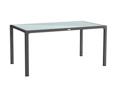 LECHUZA 10933 Table 160x90 Plaque De Verrre Granit, 160