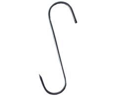 TOHOS Crochet pour Suspension de la Viande et Saucisse, Steel, 8 x 15 x 1 cm