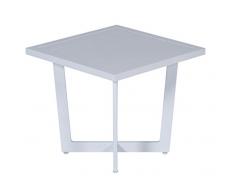 Garden Impressions Ivy Table, Blanc Mat, 47,5 x 47,5 x 42 cm